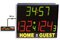 Tableau d'affichage sportif avec console munie de display pour basket, volley, football  5, hand-ball